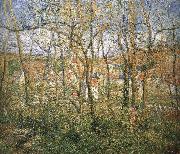 Camille Pissarro Woods Spain oil painting artist